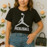 Silver Pickleball Sports Logo Comfort Colors Boxy T-Shirt thumb 2