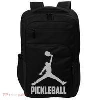 Silver Pickleball Sports Logo Impact Tech Backpack thumb 0