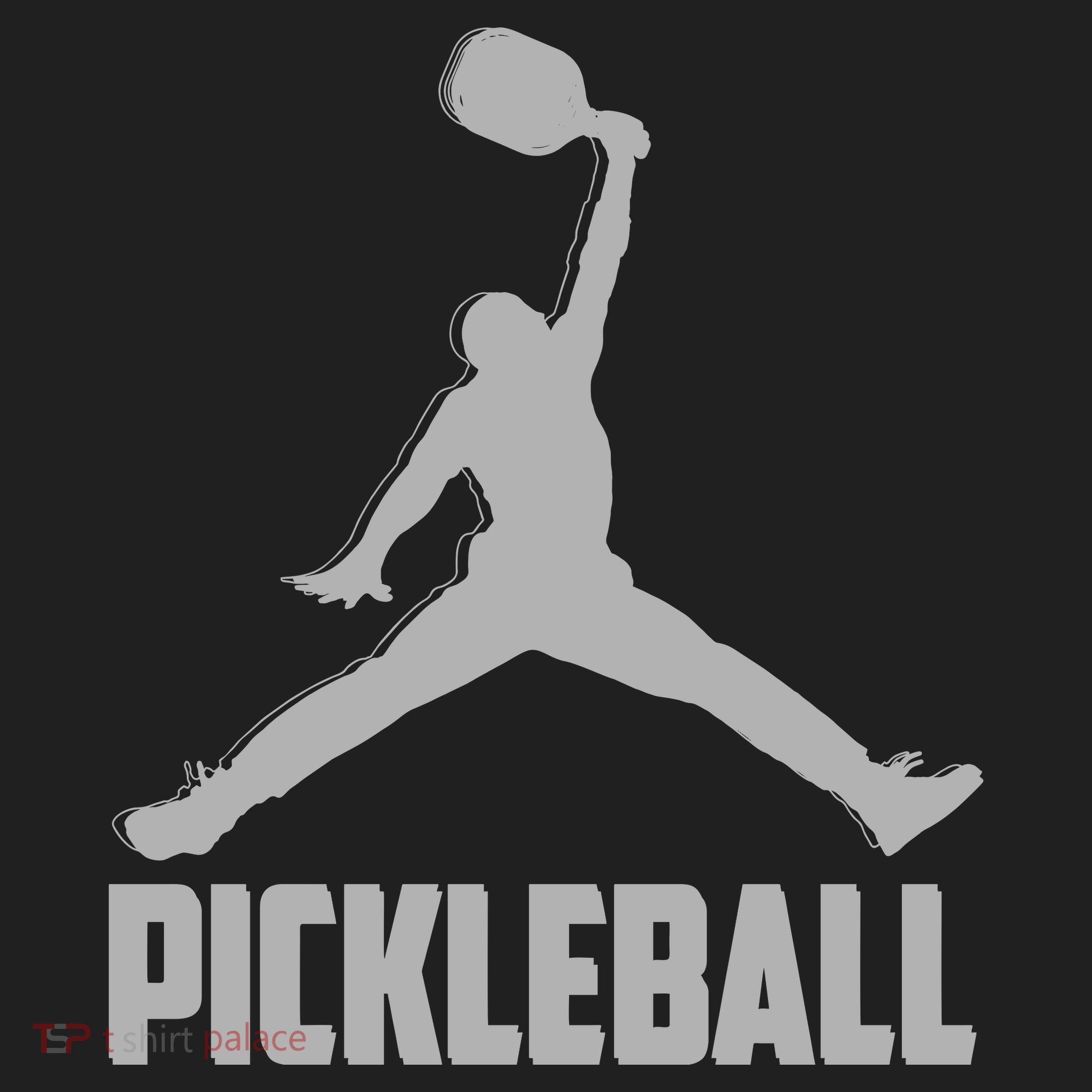 Silver Pickleball Sports Logo Adult Drive Performance Visor