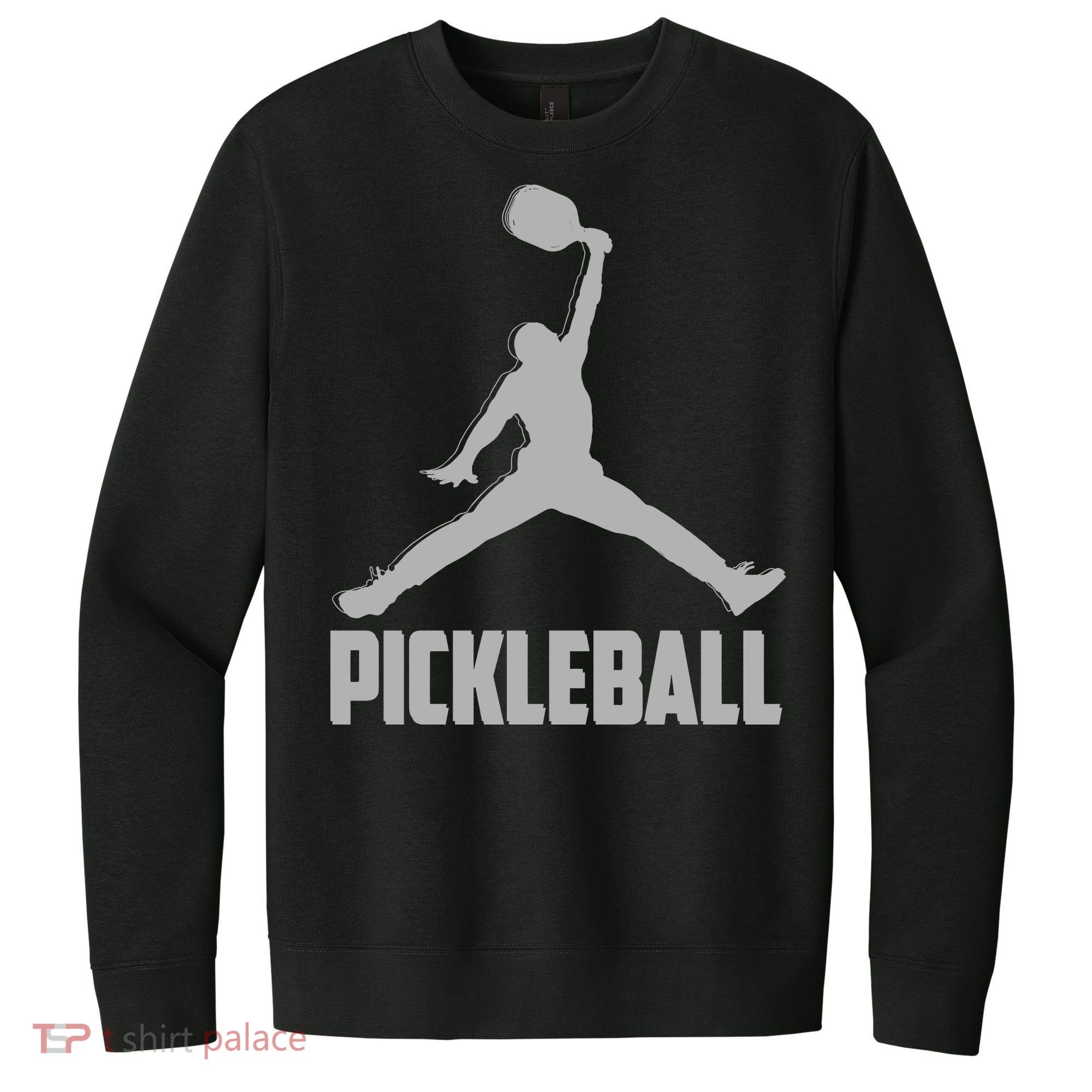 Silver Pickleball Sports Logo V.I.T. Fleece Crew Sweatshirt