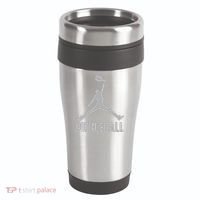 Silver Pickleball Sports Logo 16oz Travel Tumbler thumb 0