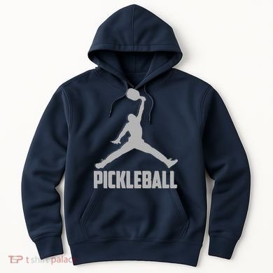 Silver Pickleball Sports Logo Hoodie