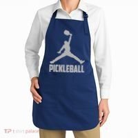 Silver Pickleball Sports Logo Apron thumb 2