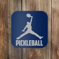 Silver Pickleball Sports Logo Coaster thumb 0