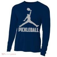 Silver Pickleball Sports Logo Cooling Performance Long Sleeve Crew thumb 0