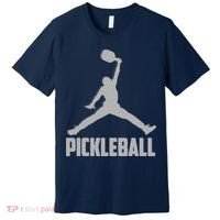 Silver Pickleball Sports Logo Premium T-Shirt thumb 0
