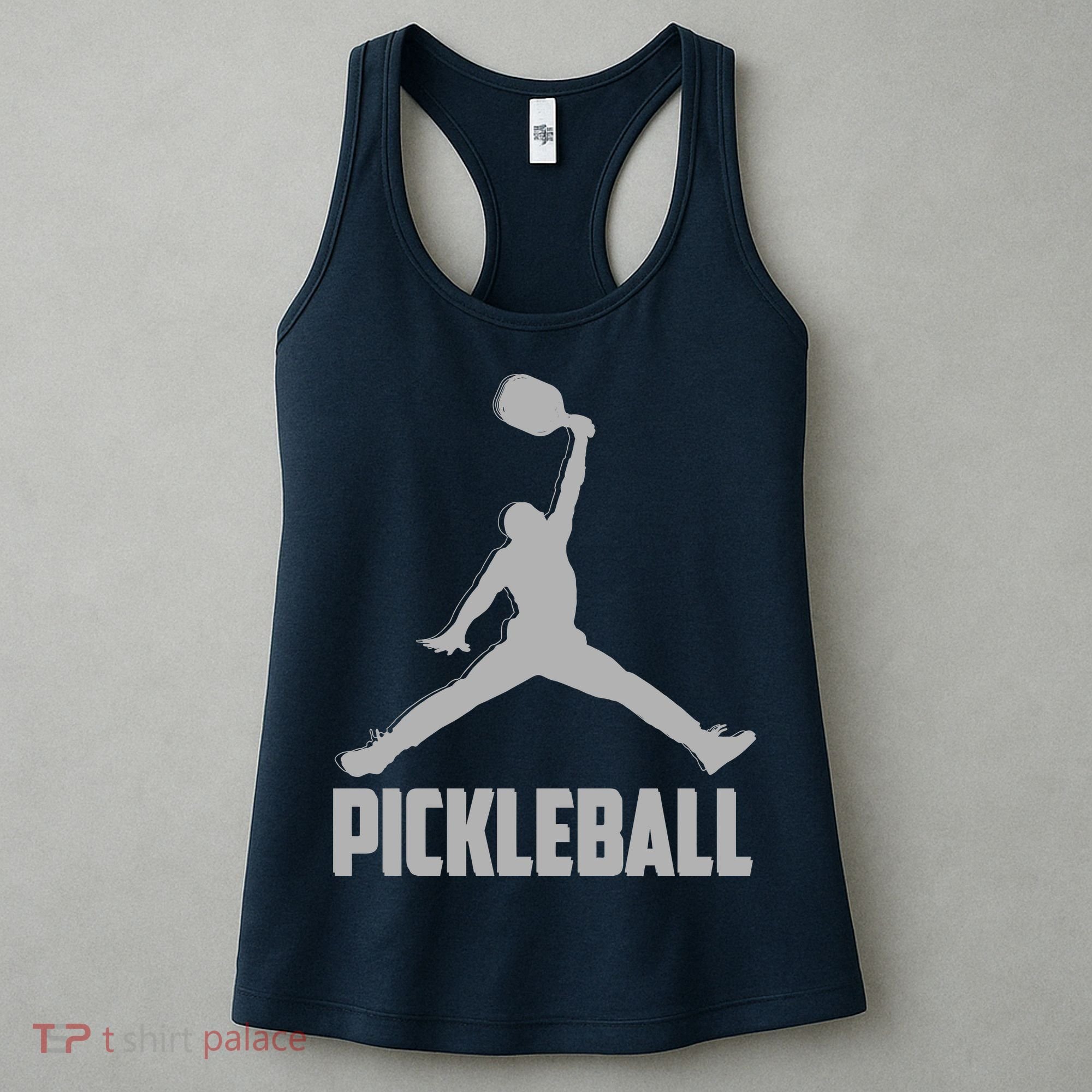 Silver Pickleball Sports Logo Women's Tank Top