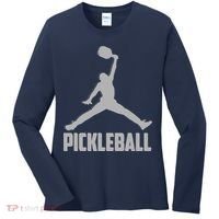 Silver Pickleball Sports Logo Women's Long Sleeve Shirt thumb 0