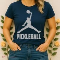 Silver Pickleball Sports Logo Women's T-Shirt thumb 2