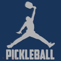 Silver Pickleball Sports Logo Women's V-Neck T-Shirt thumb 4