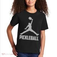 Silver Pickleball Sports Logo Kids T-Shirt thumb 2