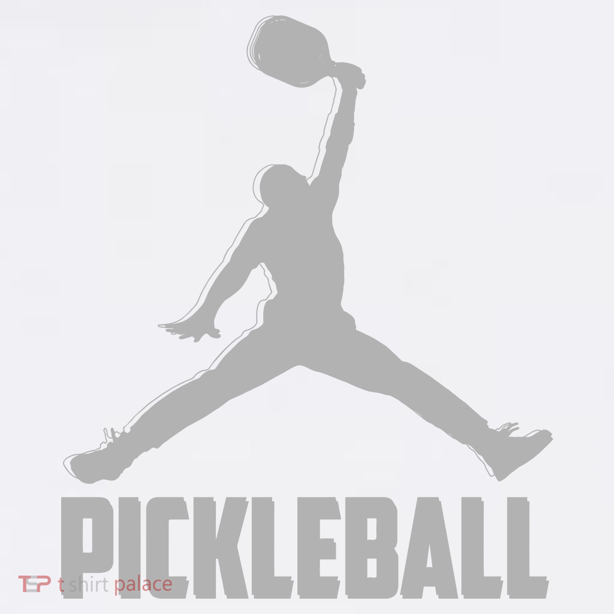 Silver Pickleball Sports Logo Comfort Colors Garment-Dyed Hooded Sweatshirt
