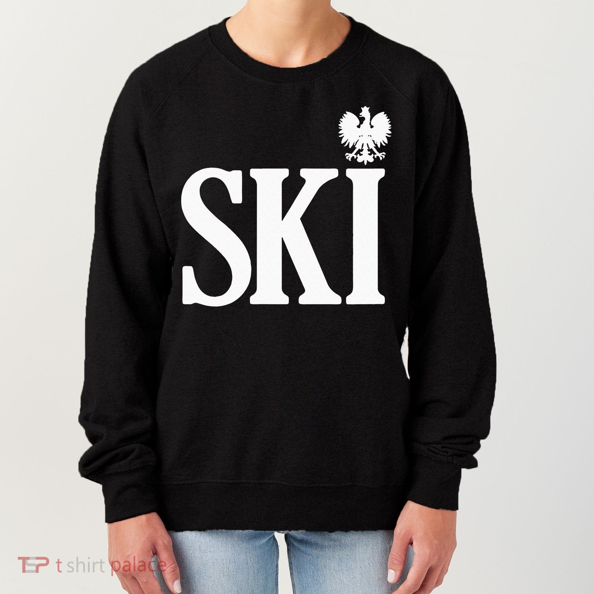 SKI Polish Surnames Ending Polish Eagle Dyngus Day Women's Sweatshirt
