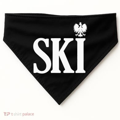 SKI Polish Surnames Ending Polish Eagle Dyngus Day USA-Made Doggie Bandana