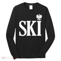 SKI Polish Surnames Ending Polish Eagle Dyngus Day Long Sleeve Shirt thumb 0