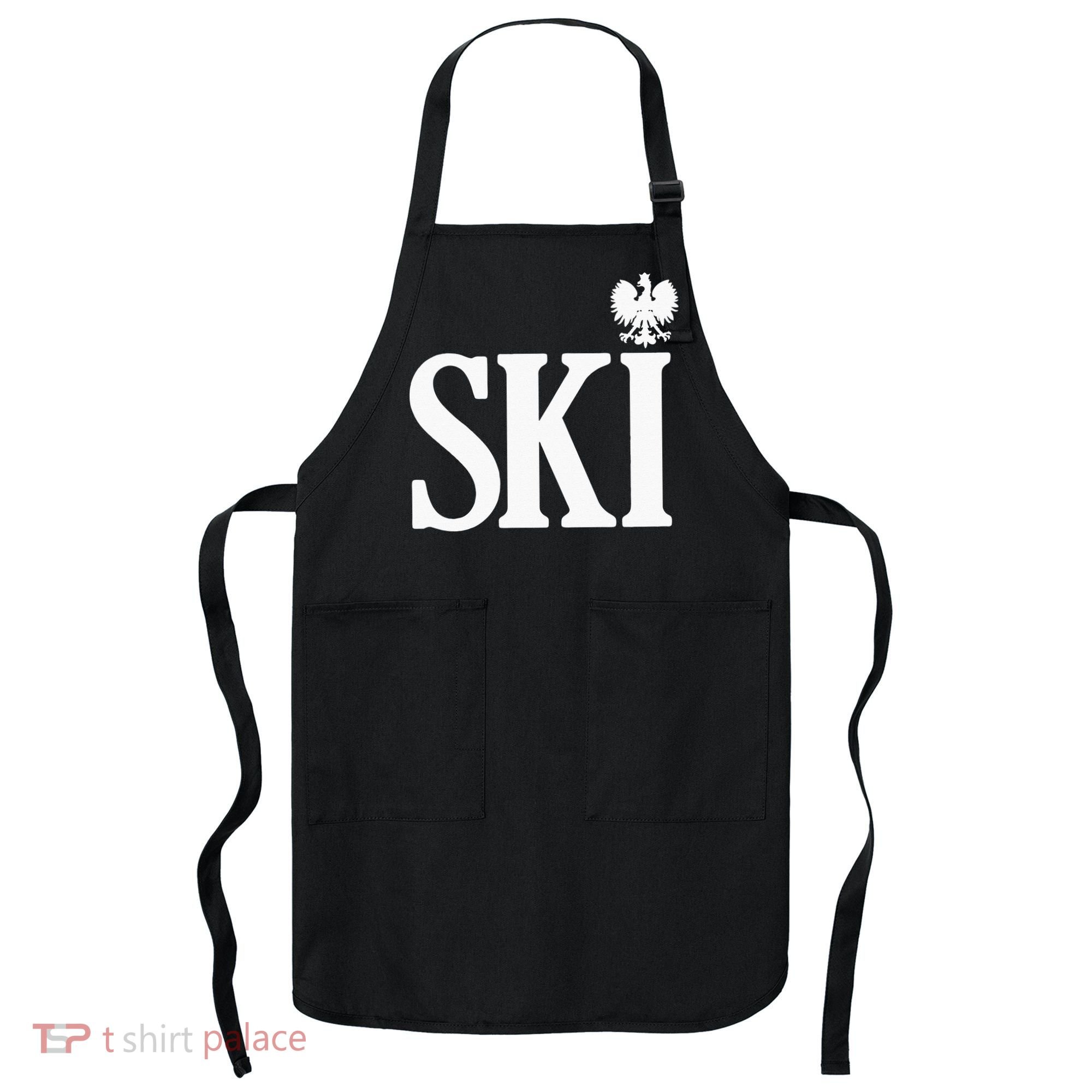 SKI Polish Surnames Ending Polish Eagle Dyngus Day Apron