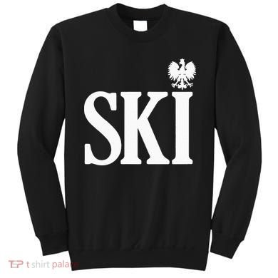 SKI Polish Surnames Ending Polish Eagle Dyngus Day Sweatshirt