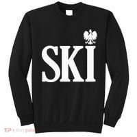 SKI Polish Surnames Ending Polish Eagle Dyngus Day Sweatshirt thumb 0