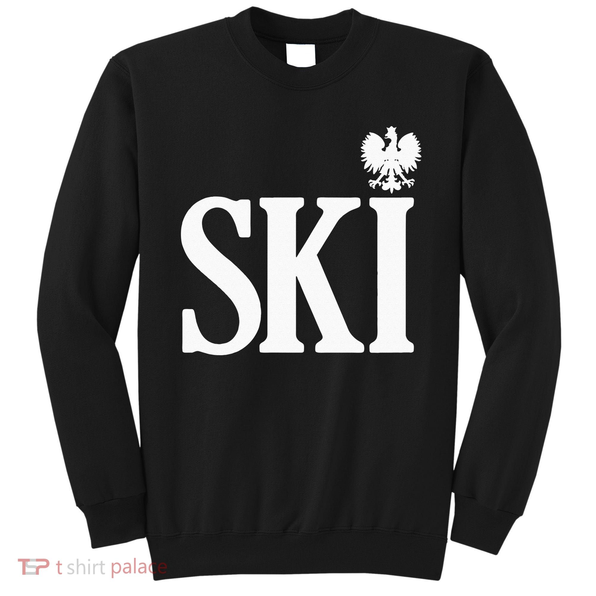 SKI Polish Surnames Ending Polish Eagle Dyngus Day Sweatshirt