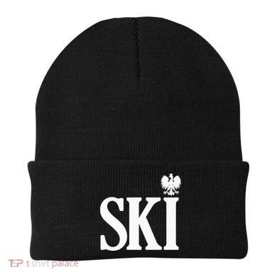 SKI Polish Surnames Ending Polish Eagle Dyngus Day Beanie