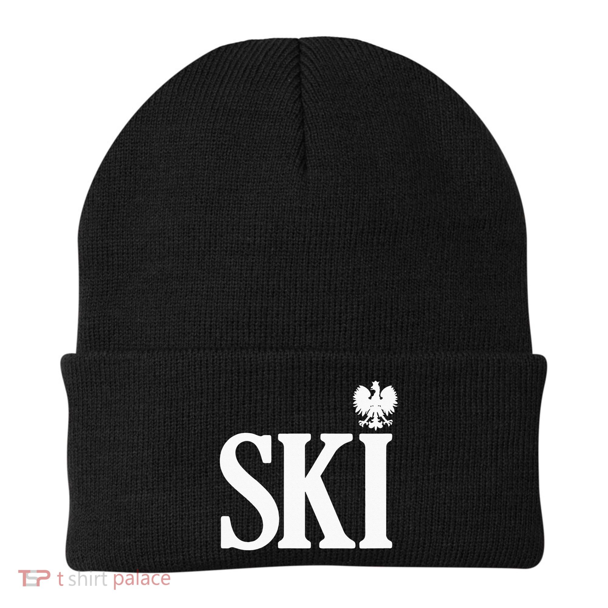SKI Polish Surnames Ending Polish Eagle Dyngus Day Beanie