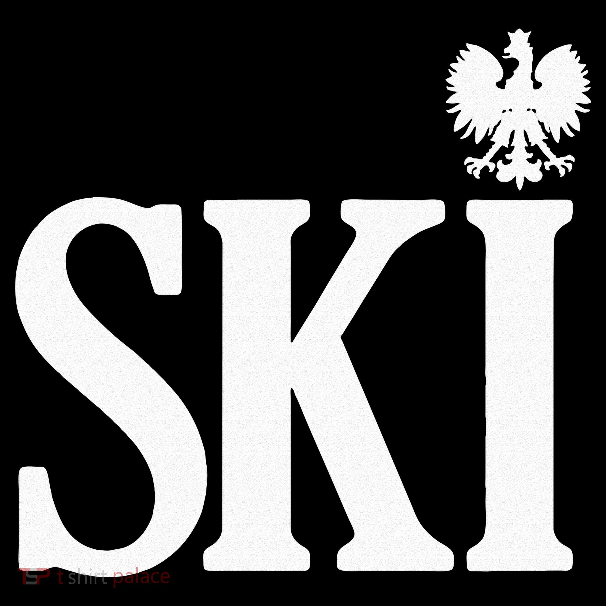 SKI Polish Surnames Ending Polish Eagle Dyngus Day Coaster
