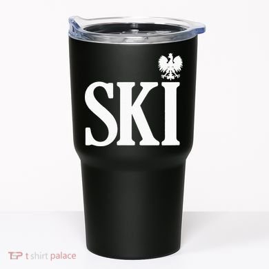 SKI Polish Surnames Ending Polish Eagle Dyngus Day Tumbler