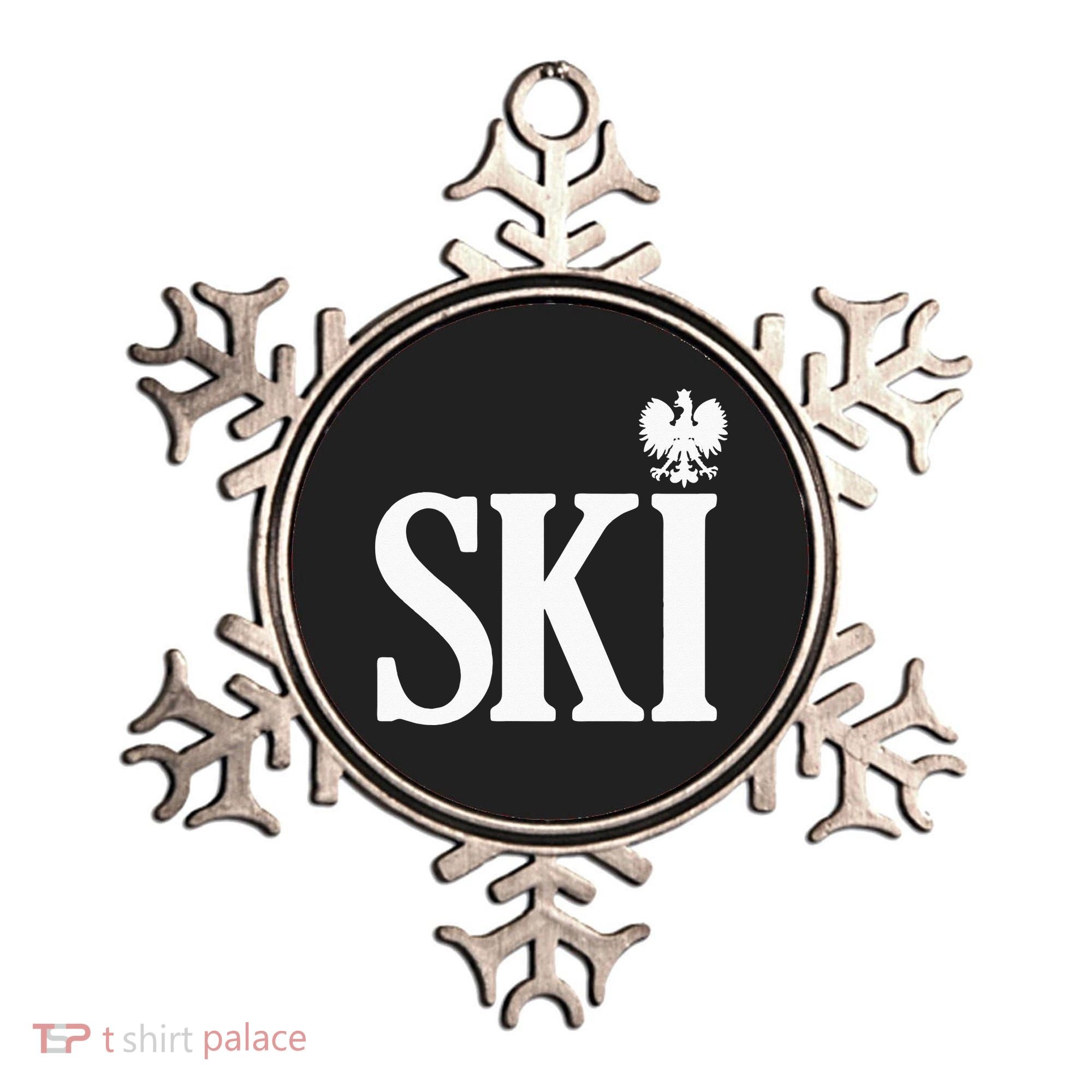 SKI Polish Surnames Ending Polish Eagle Dyngus Day Ornament
