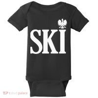 SKI Polish Surnames Ending Polish Eagle Dyngus Day Baby Bodysuit thumb 0