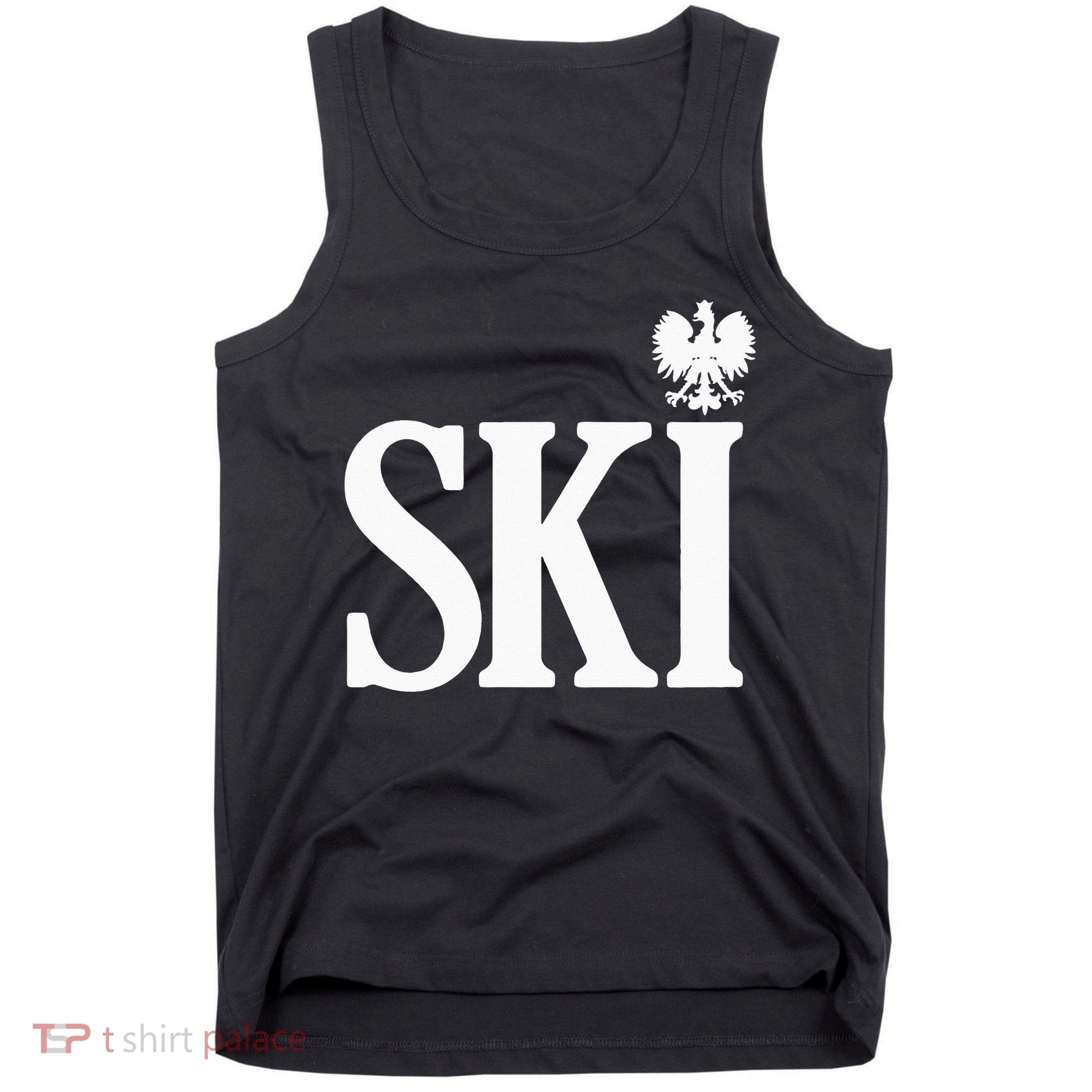 SKI Polish Surnames Ending Polish Eagle Dyngus Day Tank Top