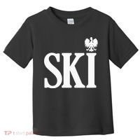 SKI Polish Surnames Ending Polish Eagle Dyngus Day Toddler T-Shirt thumb 0