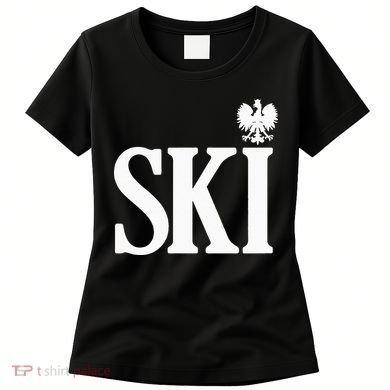 SKI Polish Surnames Ending Polish Eagle Dyngus Day Women's T-Shirt