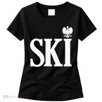 SKI Polish Surnames Ending Polish Eagle Dyngus Day Women's T-Shirt thumb 0