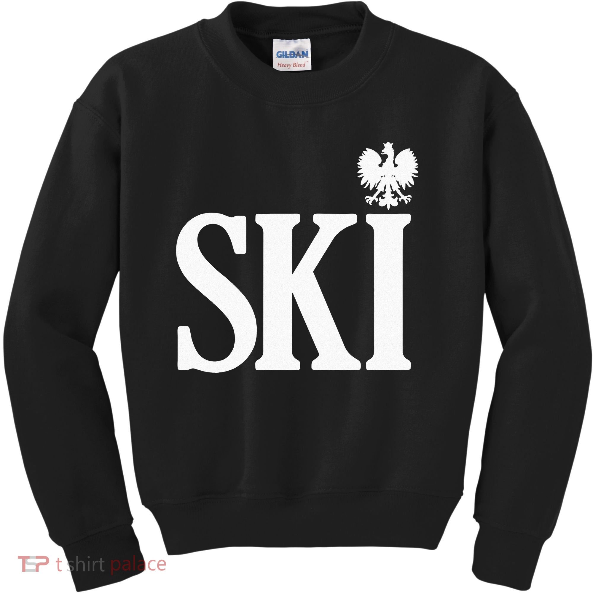 SKI Polish Surnames Ending Polish Eagle Dyngus Day Kids Sweatshirt