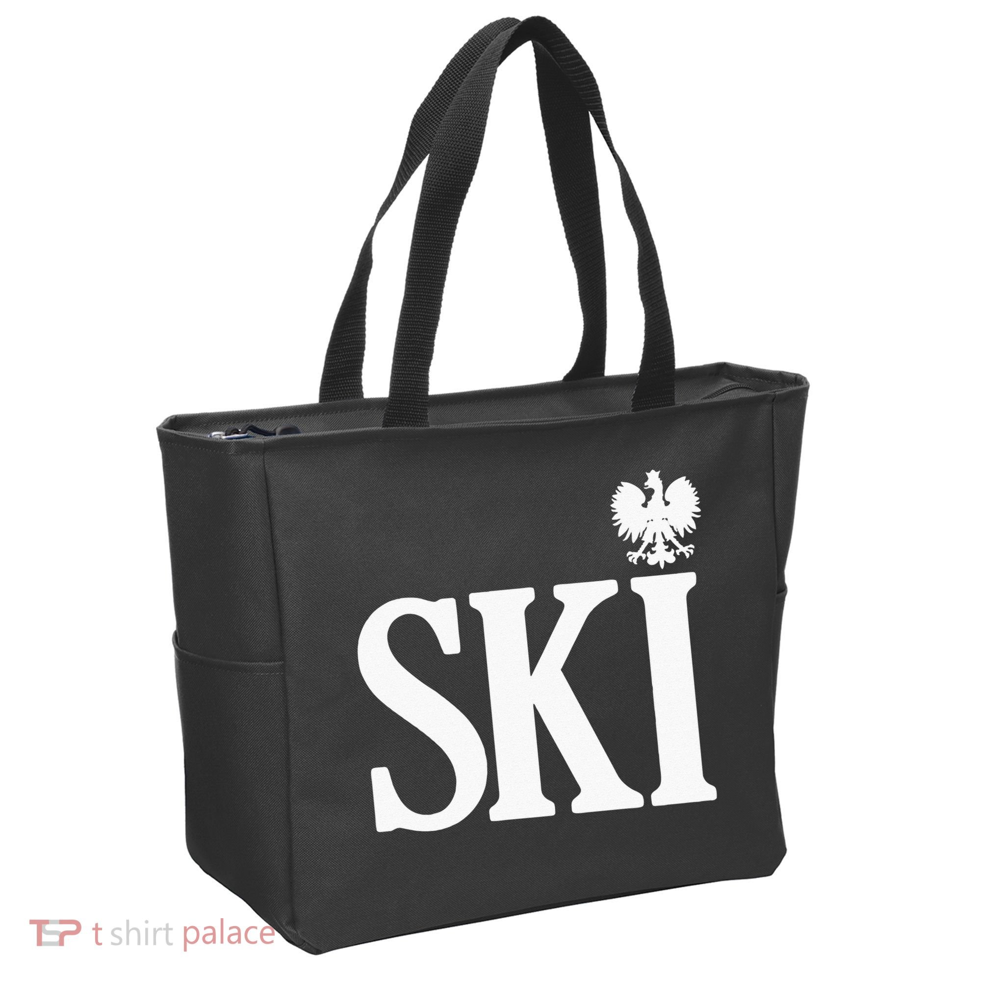 SKI Polish Surnames Ending Polish Eagle Dyngus Day Tote Bag