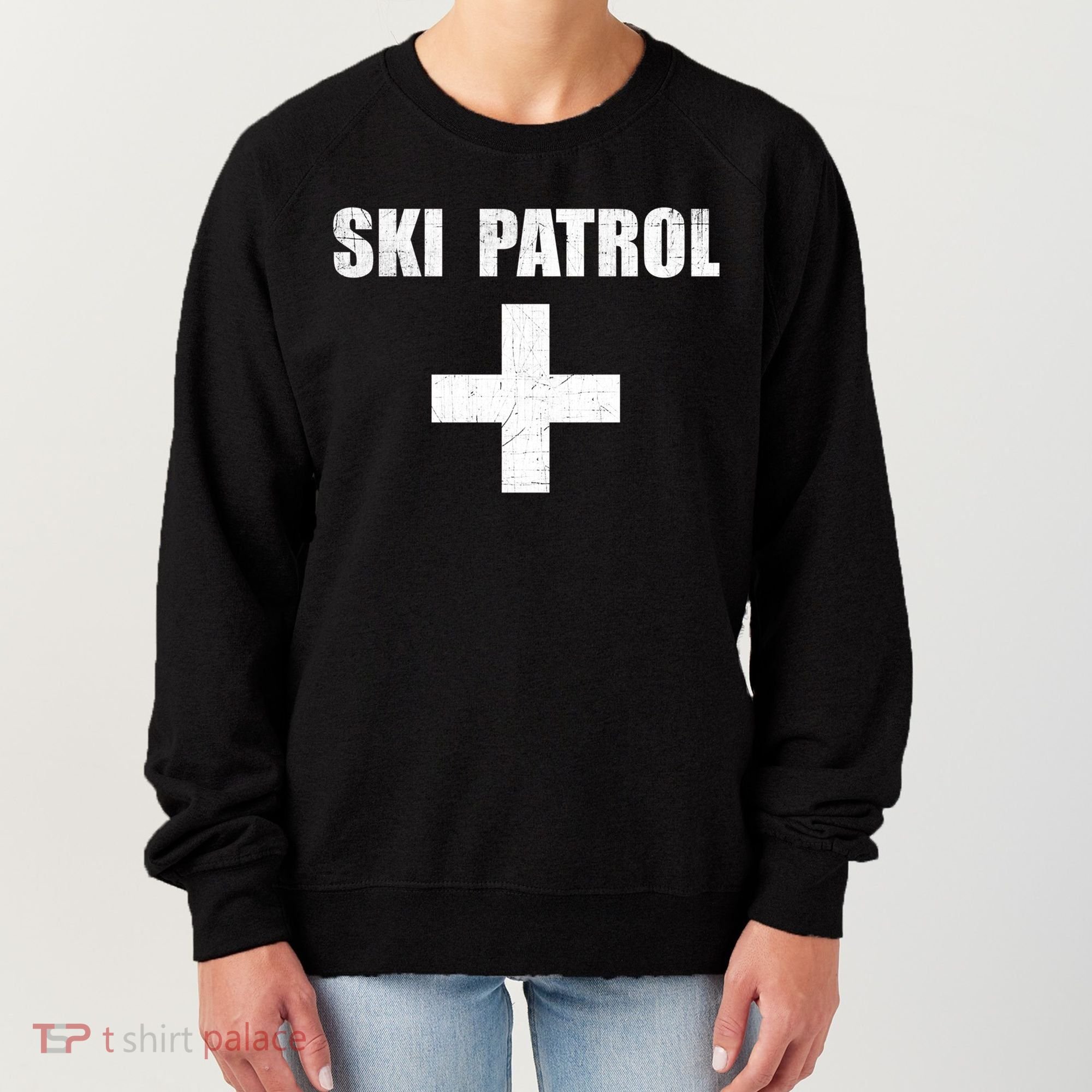 Ski Patrol Skiing First Aid Winter Gift Women's Sweatshirt