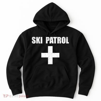 Ski Patrol Skiing First Aid Winter Gift Hoodie