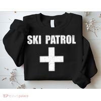 Ski Patrol Skiing First Aid Winter Gift Sweatshirt thumb 2