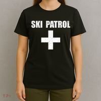 Ski Patrol Skiing First Aid Winter Gift T-Shirt thumb 4