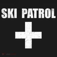 Ski Patrol Skiing First Aid Winter Gift Button thumb 1