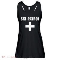 Ski Patrol Skiing First Aid Winter Gift Ladies Essential Flowy Tank thumb 0