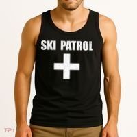 Ski Patrol Skiing First Aid Winter Gift Tank Top thumb 3