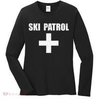 Ski Patrol Skiing First Aid Winter Gift Women's Long Sleeve Shirt thumb 0