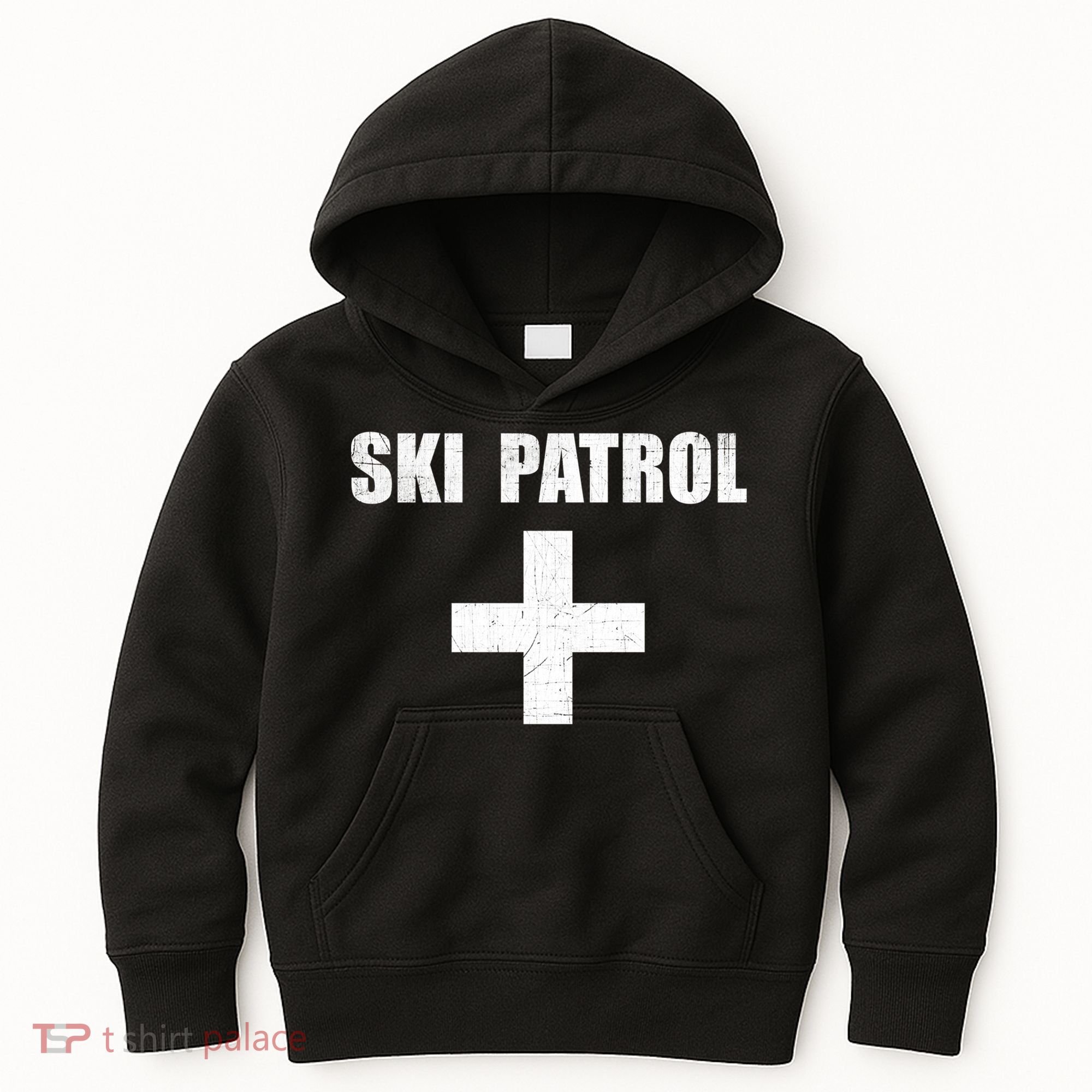Ski Patrol Skiing First Aid Winter Gift Kids Hoodie