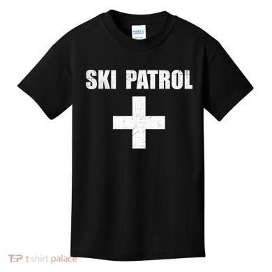 Ski Patrol Skiing First Aid Winter Gift Kids T-Shirt