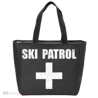 Ski Patrol Skiing First Aid Winter Gift Tote Bag