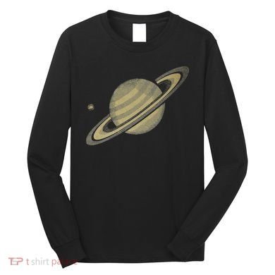 Saturn Planet Solar System Astronomy Long Sleeve Shirt