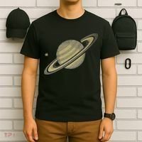 Saturn Planet Solar System Astronomy T-Shirt thumb 6