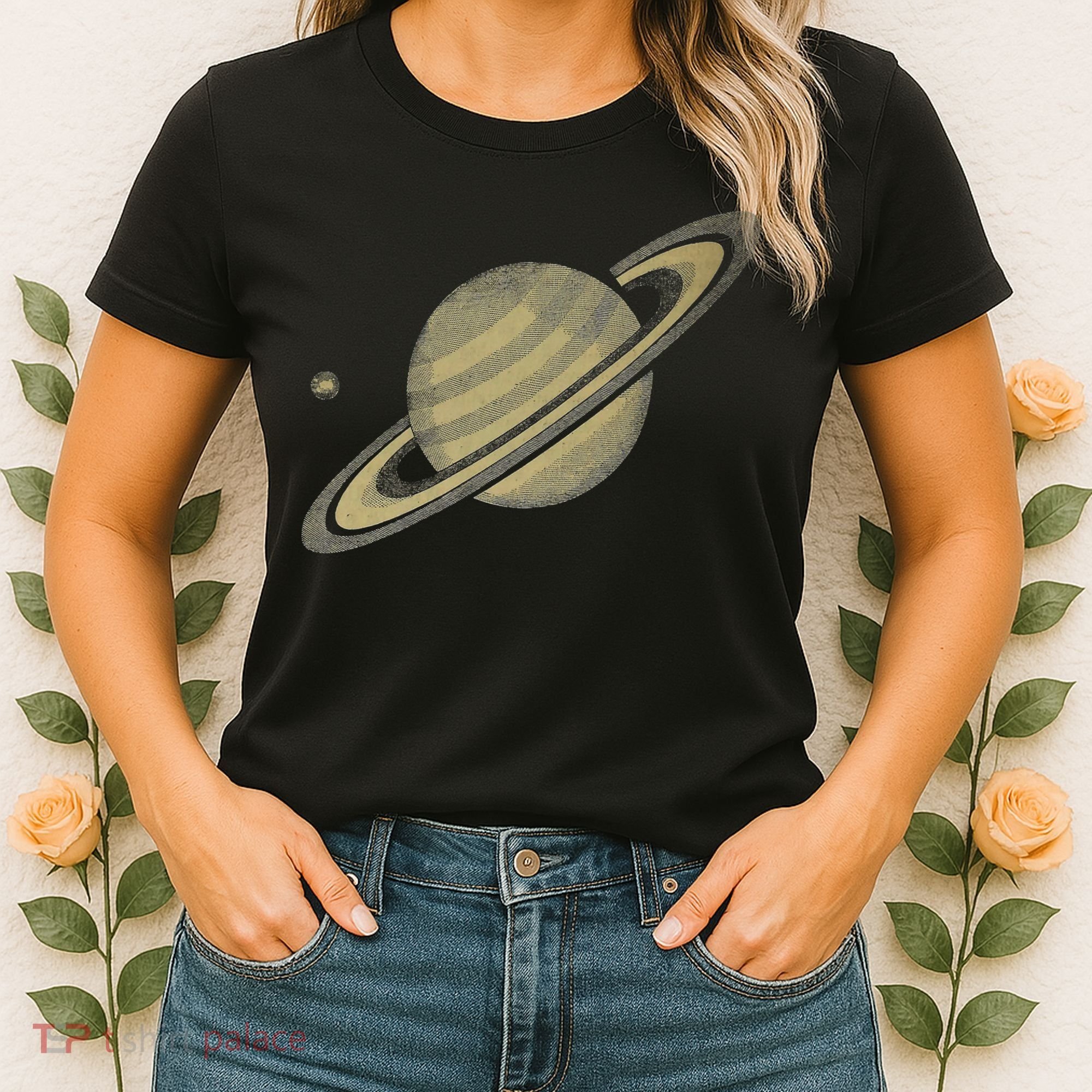 Saturn Planet Solar System Astronomy Women's T-Shirt