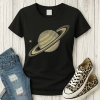 Saturn Planet Solar System Astronomy Women's T-Shirt thumb 3